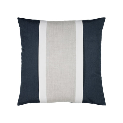 Elaine Smith Nevis Indigo outdoor pillow, navy - view 2