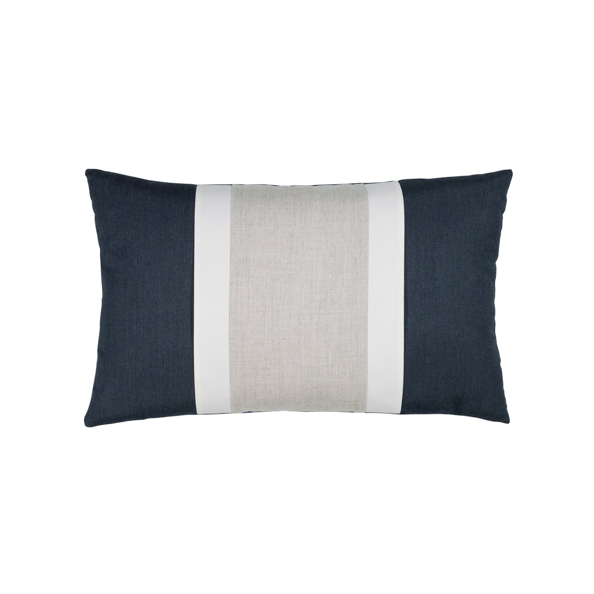 Elaine Smith Nevis Indigo outdoor pillow, navy