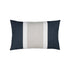 Elaine Smith Nevis Indigo outdoor pillow, navy
