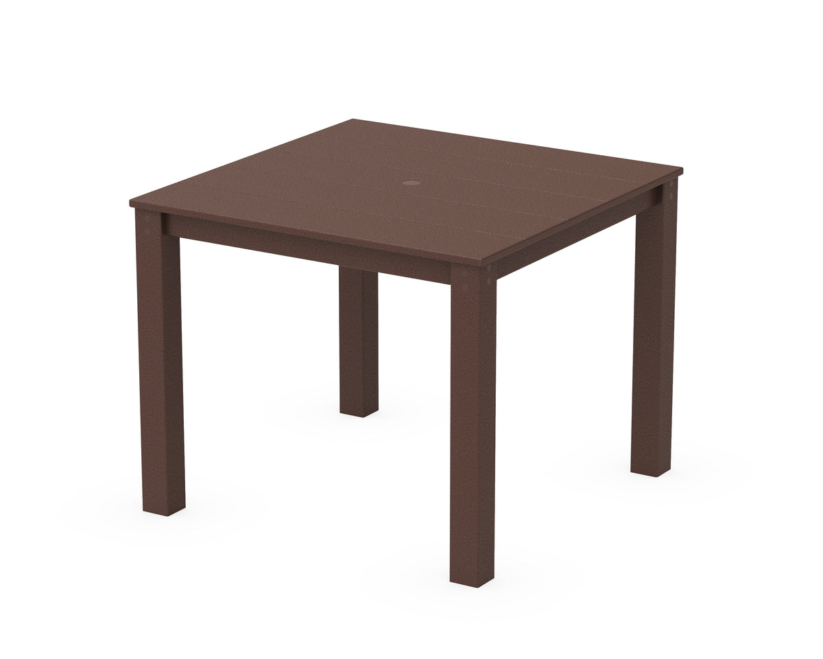 POLYWOOD Parsons 38" X 38" Dining Table in Mahogany