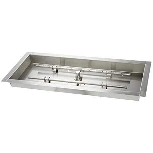 90" x 16" Hot Surface Ignition Fire Pit Insert, Natural Gas, 120VAC - 90X16SSEI-H-NG/120VAC