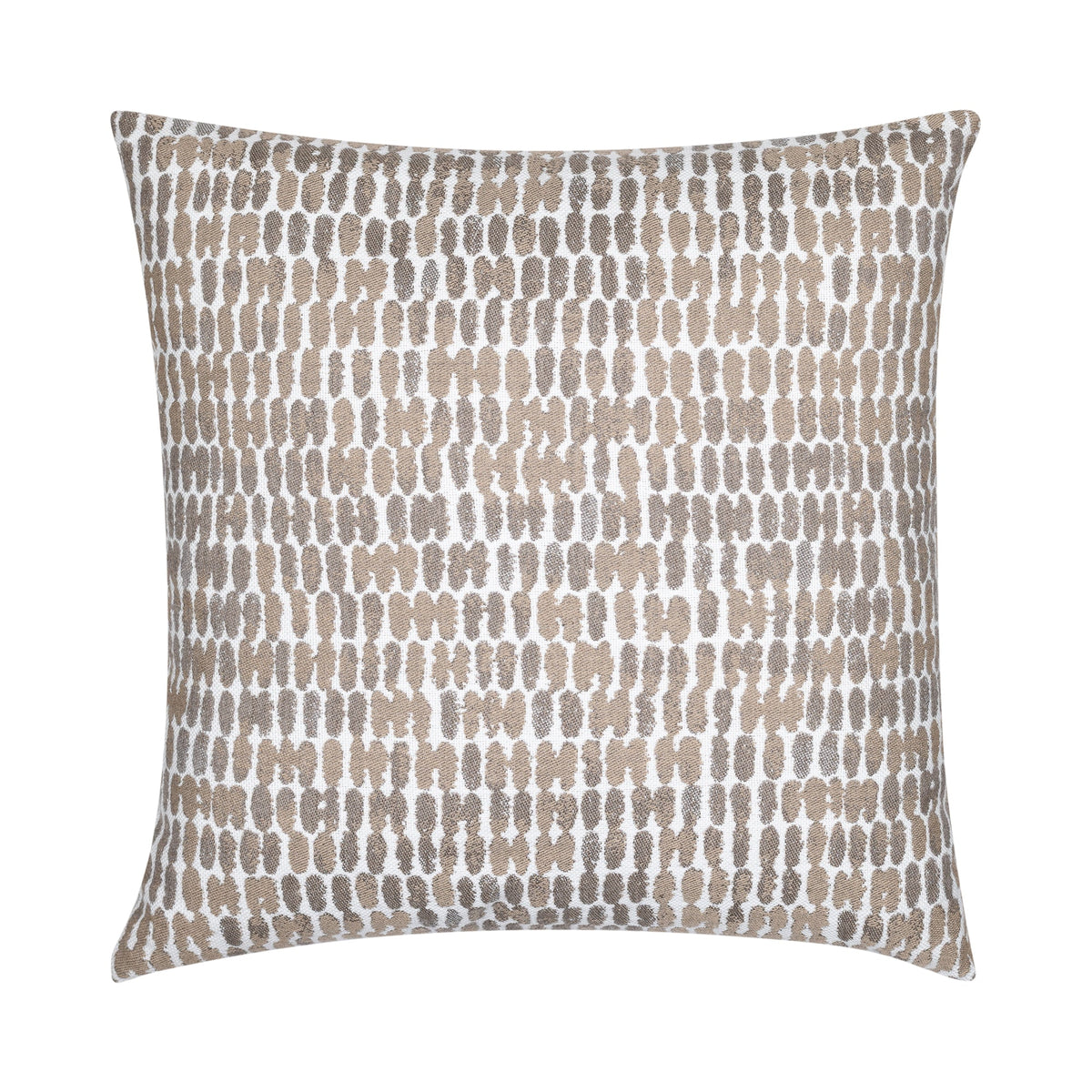 Elaine Smith Thumbprint Latte outdoor pillow, neutral - view 2