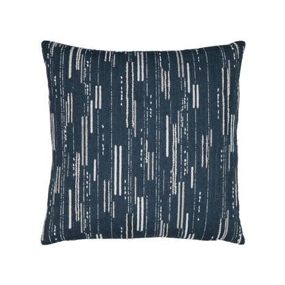 Elaine Smith Connection Indigo outdoor pillow, navy - view 2