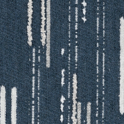 Elaine Smith Connection Indigo outdoor pillow, navy - view 4