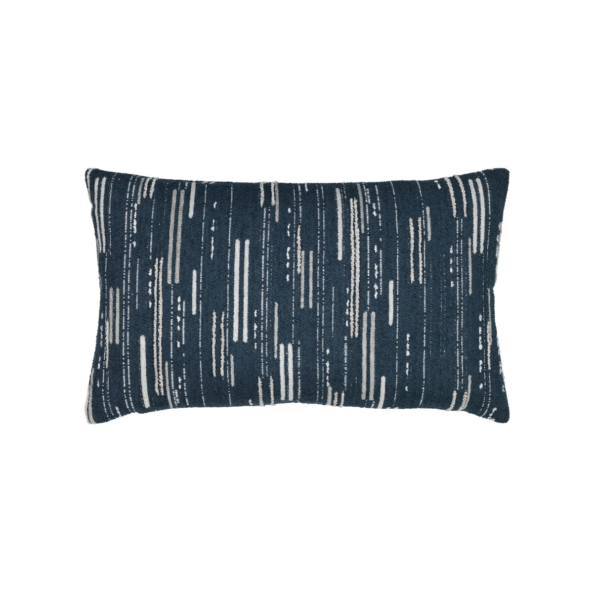Elaine Smith Connection Indigo outdoor pillow, navy
