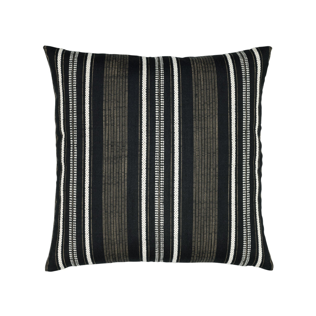 Elaine Smith Pathway Ebony outdoor pillow, black - view 2