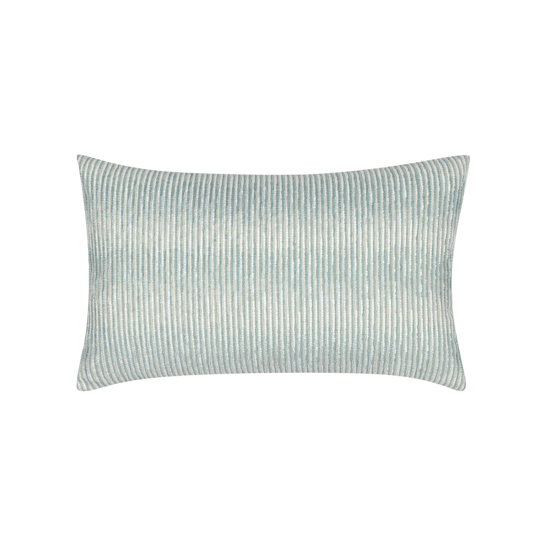 Elaine Smith Progress Mist outdoor pillow, blue and gray