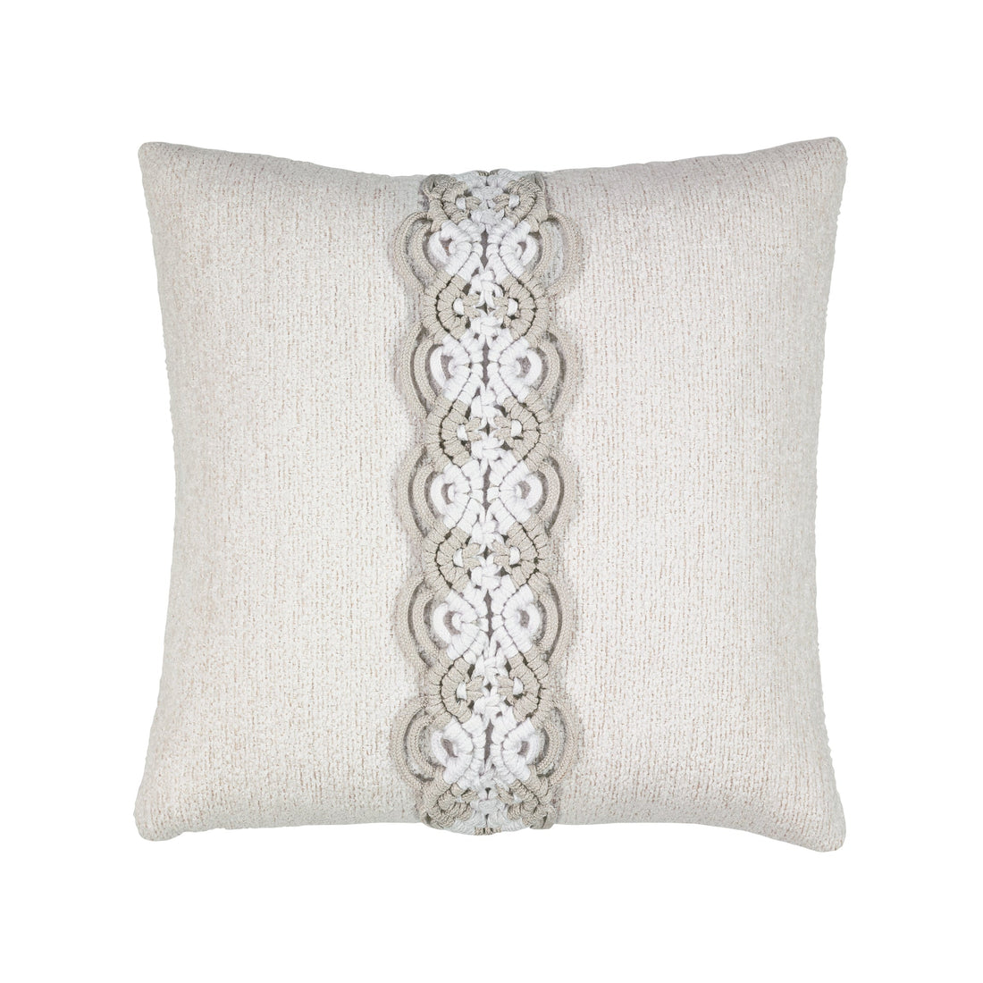 Elaine Smith Distinct Oyster outdoor pillow, beige - view 2