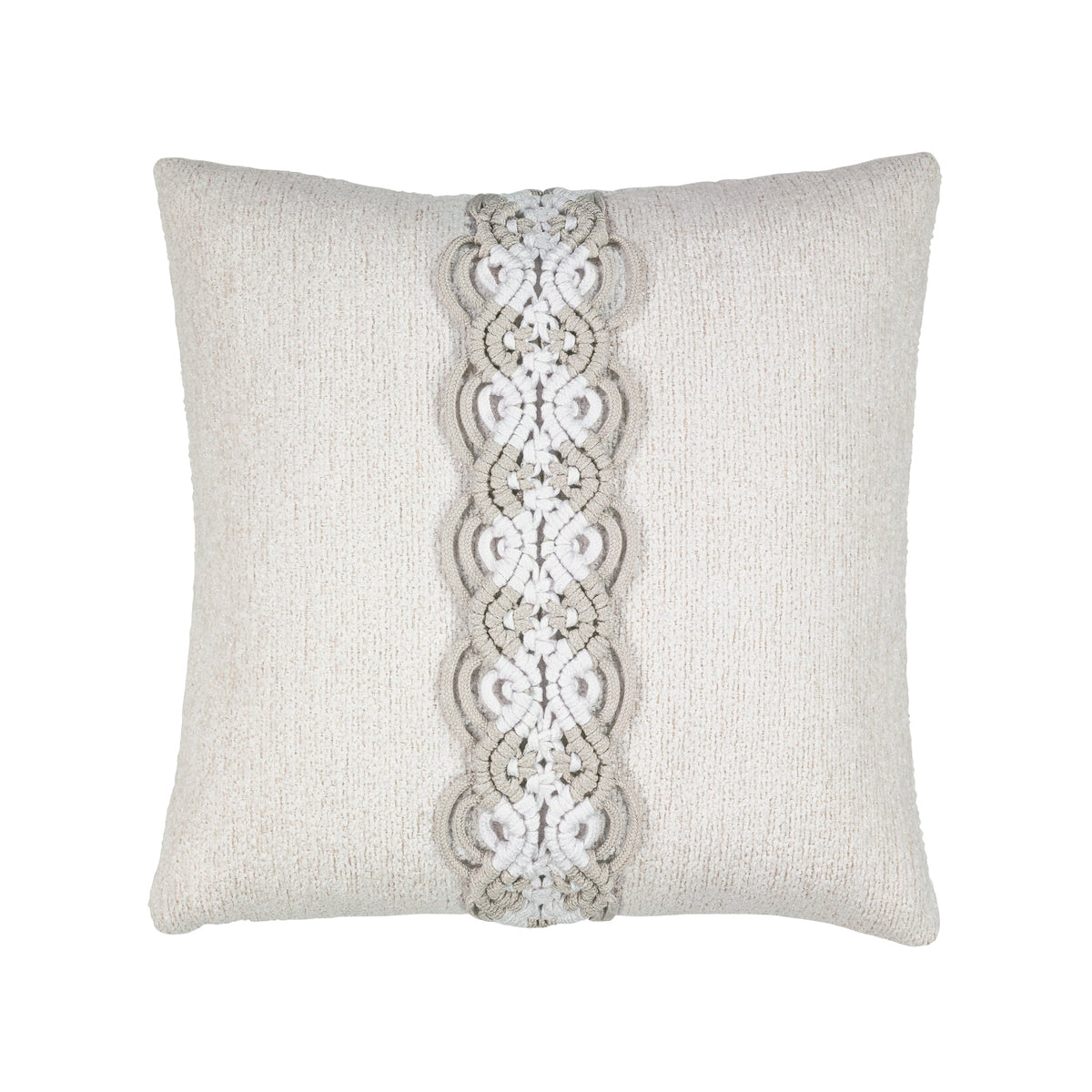 Elaine Smith Distinct Oyster outdoor pillow, beige - view 2