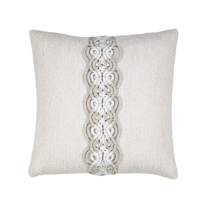 Elaine Smith Distinct Oyster outdoor pillow, beige - view 2