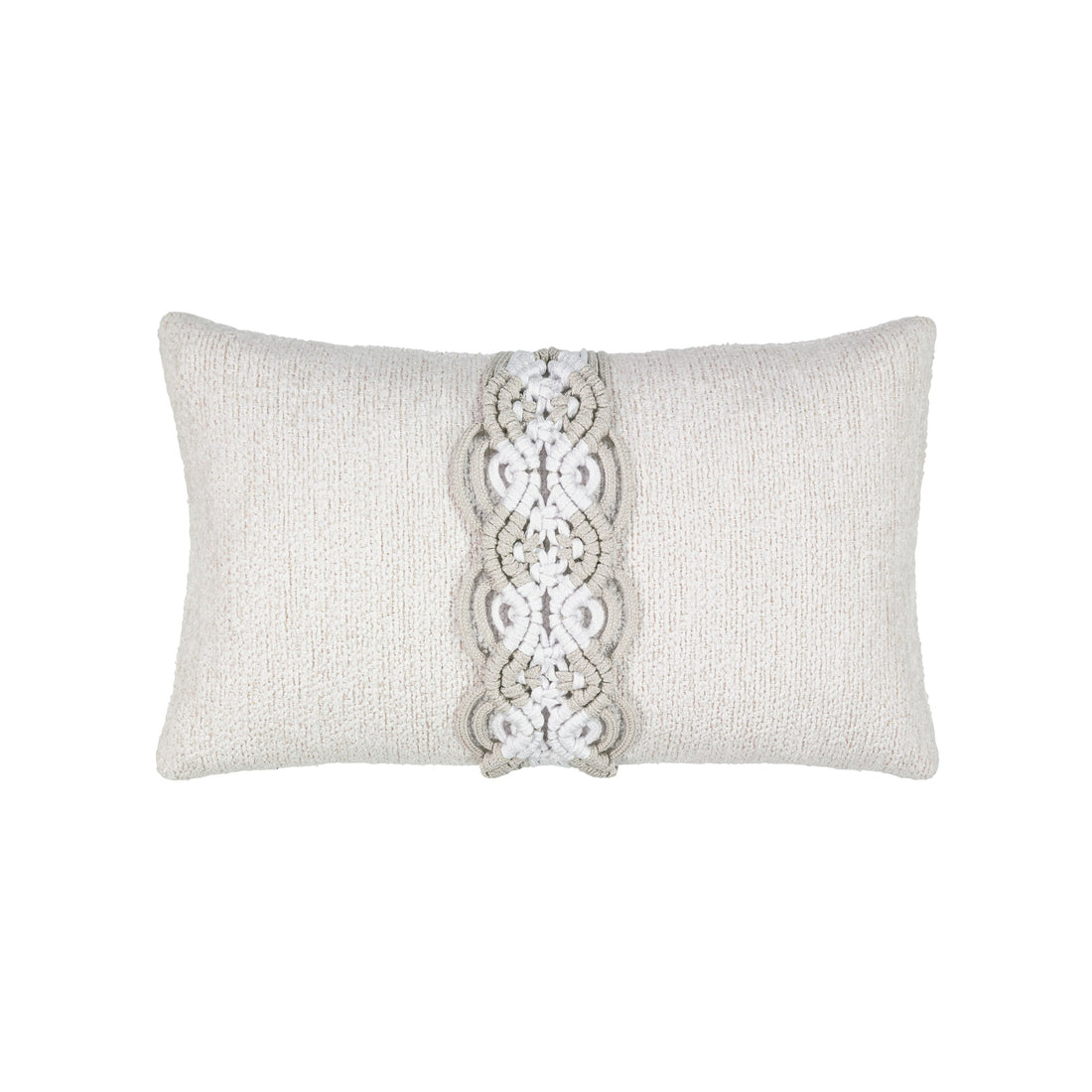 Elaine Smith Distinct Oyster outdoor pillow, beige