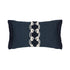 Elaine Smith Distinction Indigo Outdoor Pillow - front