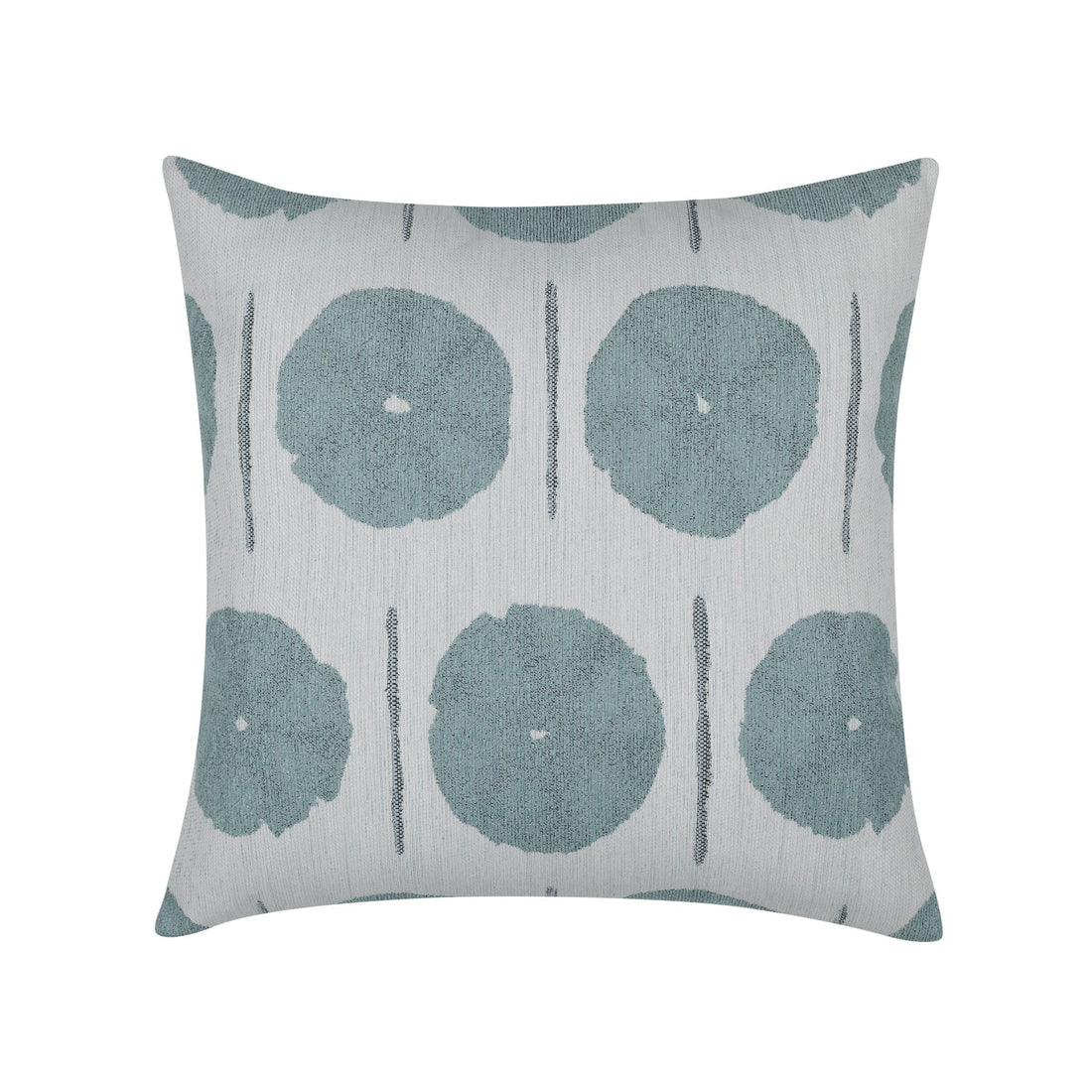 Elaine Smith Solstice Mist outdoor pillow, blue and gray - view 2