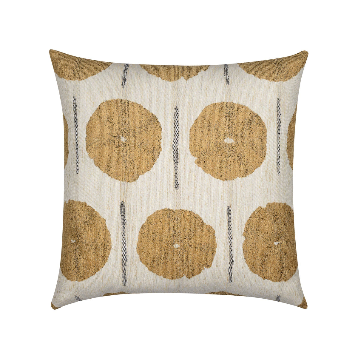 Elaine Smith Solstice Gold outdoor pillow, gold - view 2