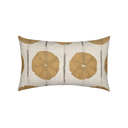 Elaine Smith Solstice Gold outdoor pillow, gold