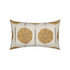 Elaine Smith Solstice Gold outdoor pillow, gold
