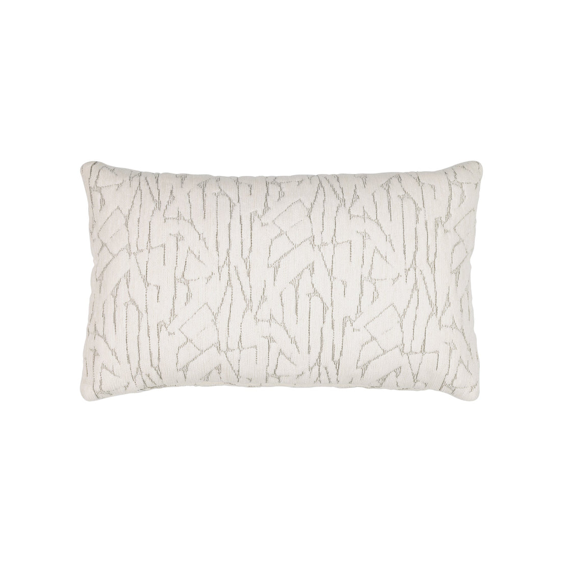 Elaine Smith Synchronize Ivory outdoor pillow, ivory and white