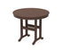 POLYWOOD 36" Round Farmhouse Dining Table in Mahogany