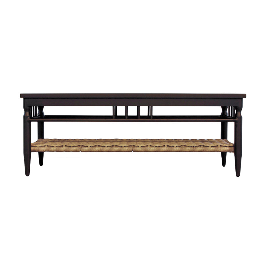 Lloyd Flanders Low Country 49" Rectangular Cocktail Table, lifestyle photo 2