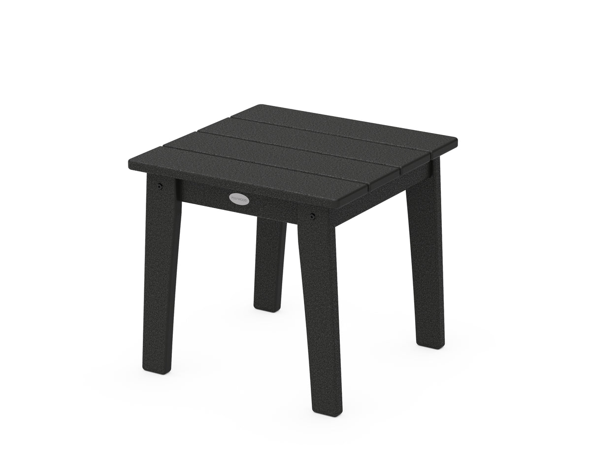 POLYWOOD Lakeside End Table in Black