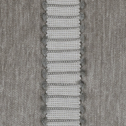 Elaine Smith Splendor Pewter outdoor pillow, gray - view 8