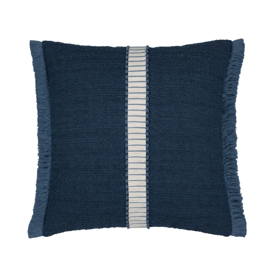 Elaine Smith Deluxe Indigo outdoor pillow, navy - view 2