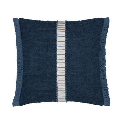 Elaine Smith Deluxe Indigo Outdoor Pillow