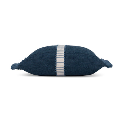 Elaine Smith Deluxe Indigo Outdoor Pillow