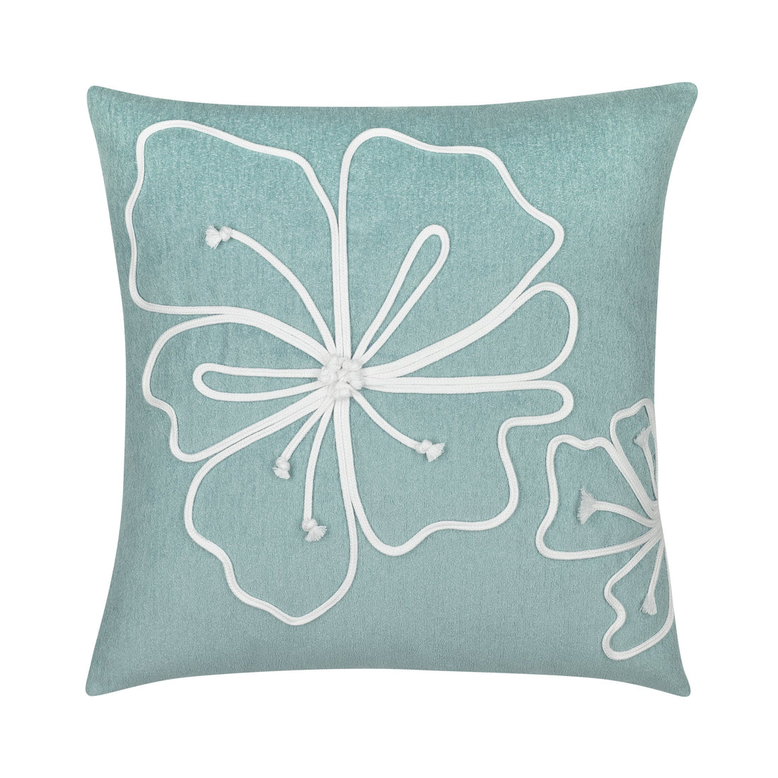 Elaine Smith Hibiscus Mist outdoor pillow
