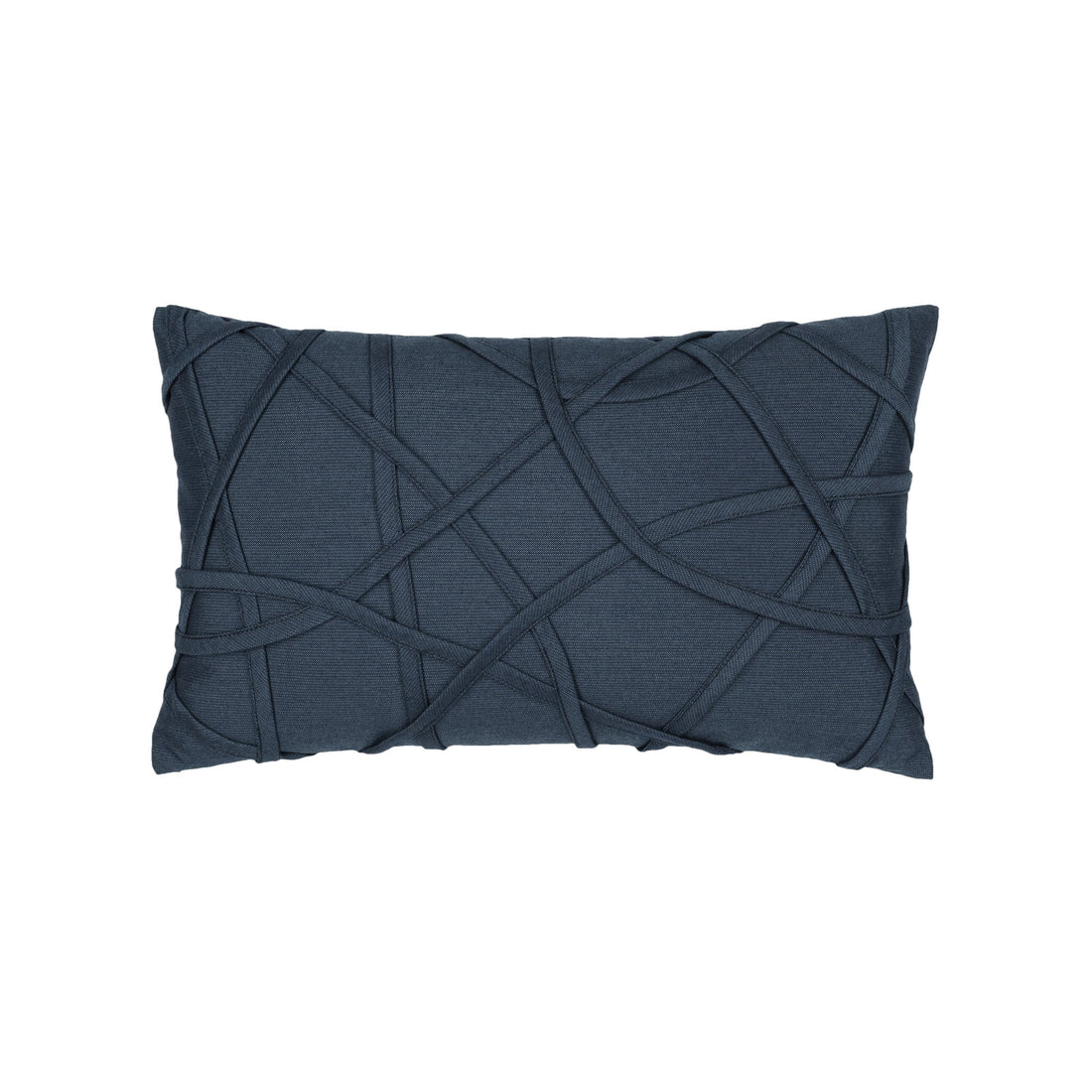 Elaine Smith Illusion Indigo Lumbar outdoor pillow