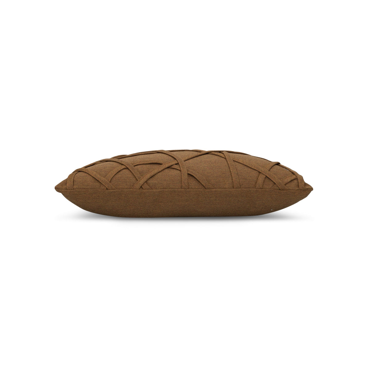Elaine Smith Illusion Teak outdoor pillow, brown - view 6