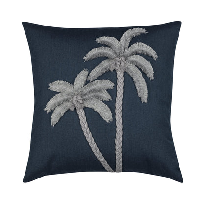 Elaine Smith Escape Gray Outdoor Pillow - front