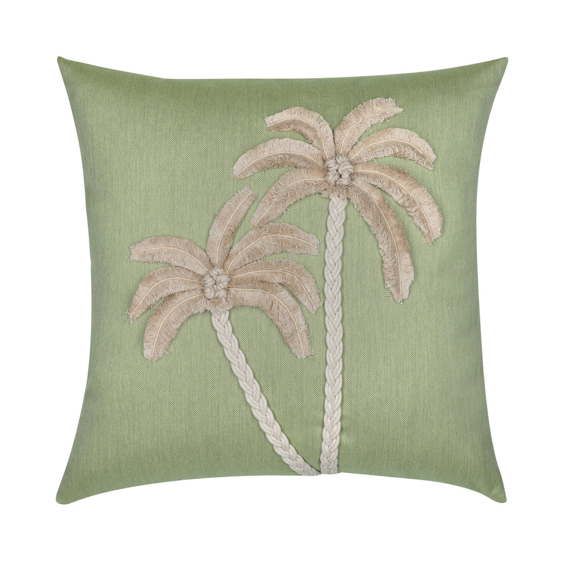 Elaine Smith Escape Meadow 22x22 outdoor pillow, green