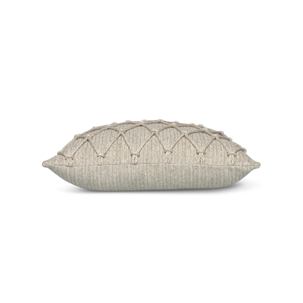 Elaine Smith Macrame Fawn Outdoor Pillow