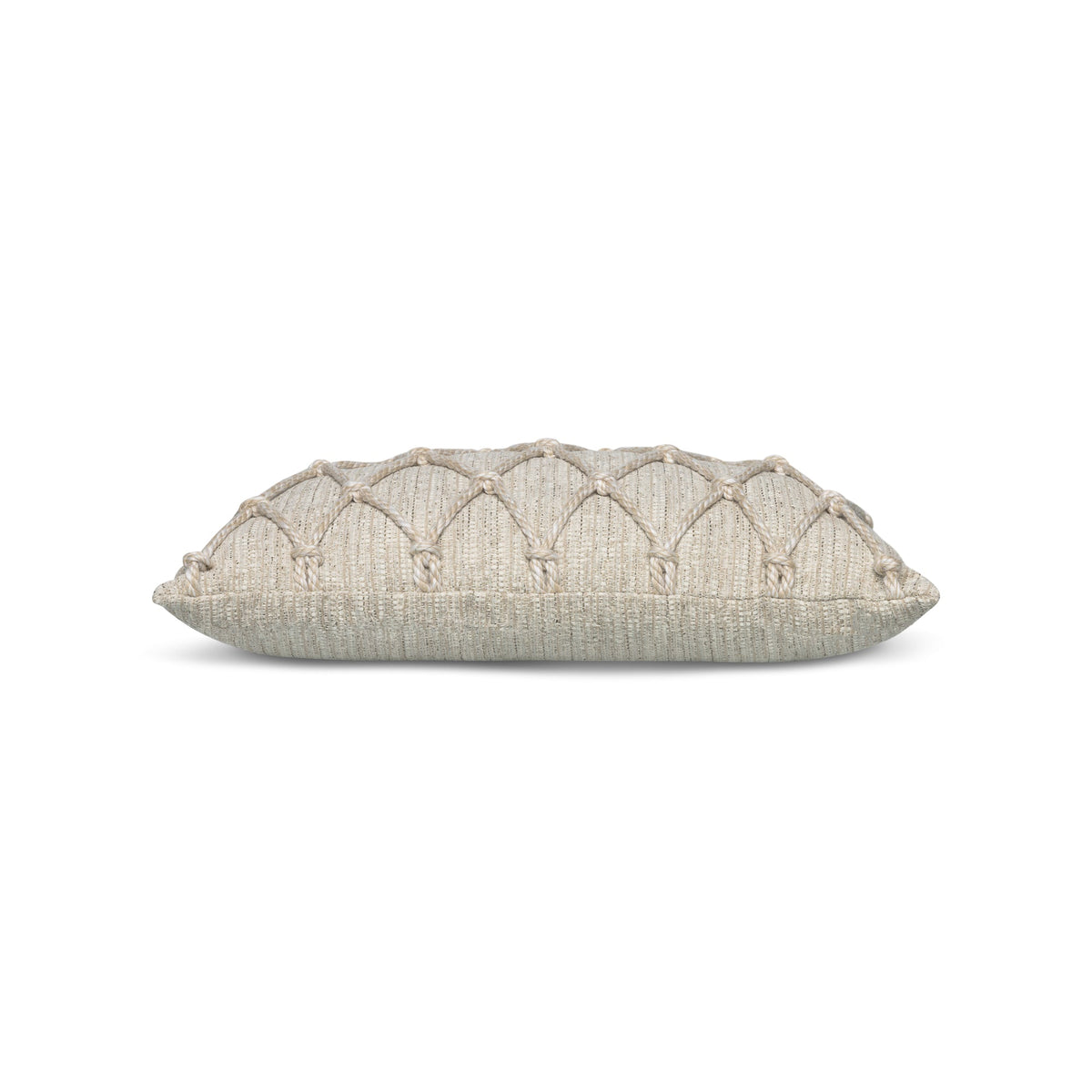 Elaine Smith Macrame Fawn Outdoor Pillow