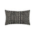 Elaine Smith Channel Noir outdoor pillow, black