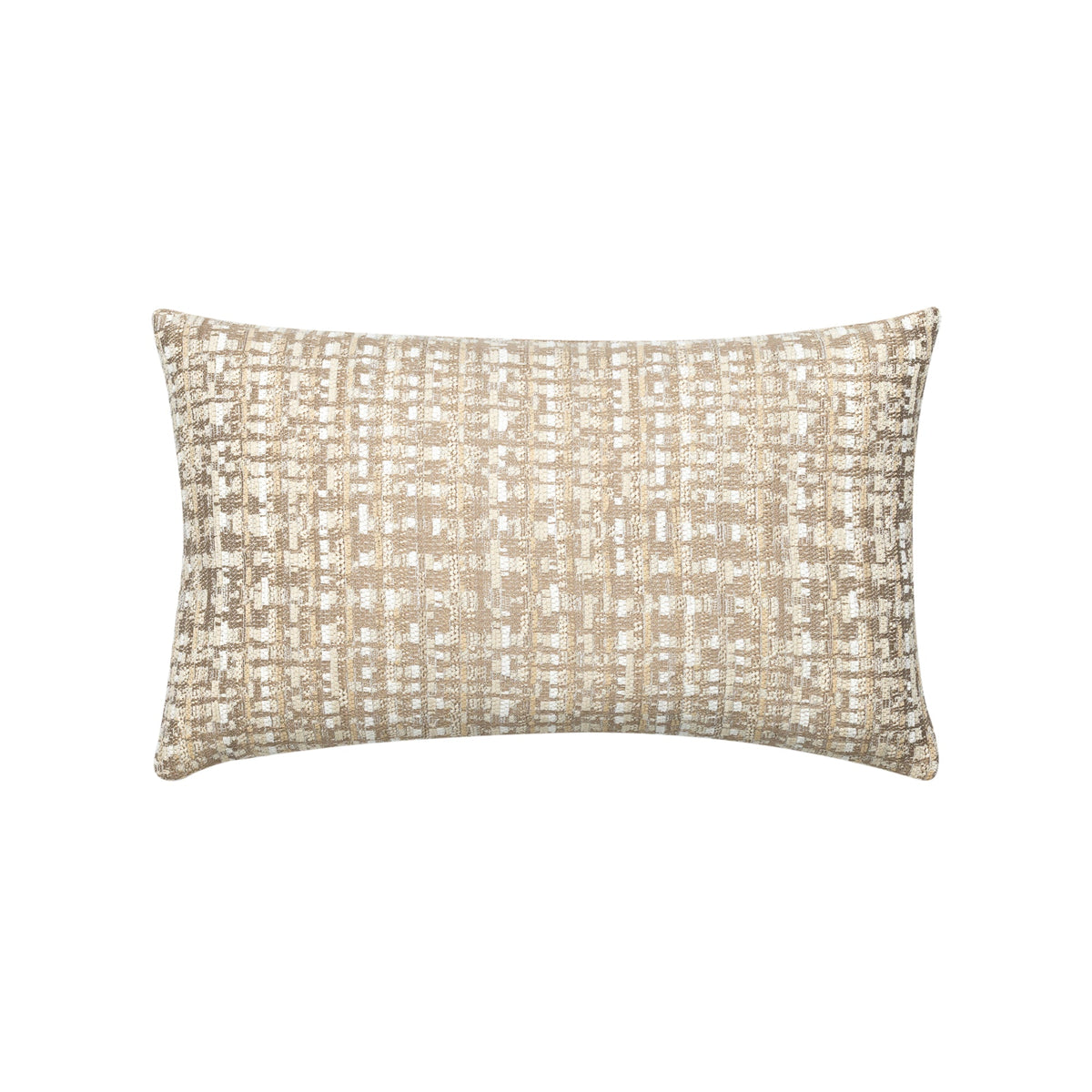 Elaine Smith Channel Sable outdoor pillow, brown
