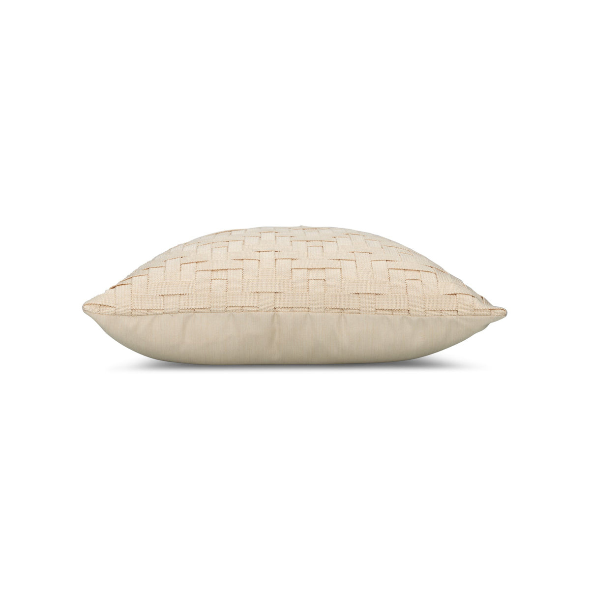 Elaine Smith Entwine Crema outdoor pillow, ivory - view 10