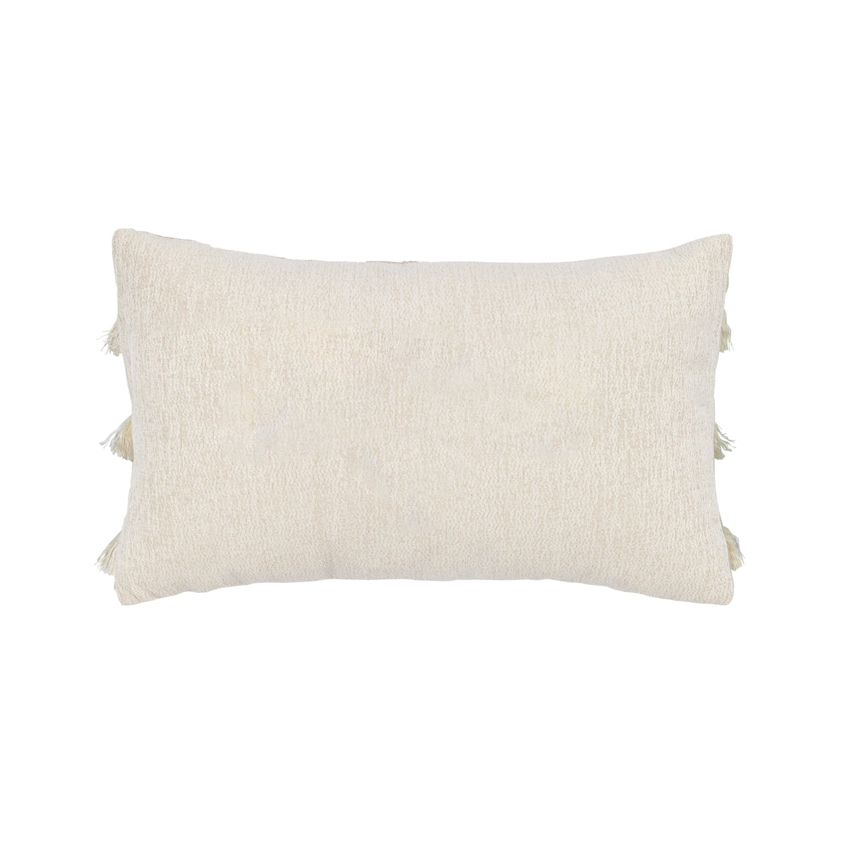 Elaine Smith Cascade Crema 20x20 outdoor pillow, ivory - view 6
