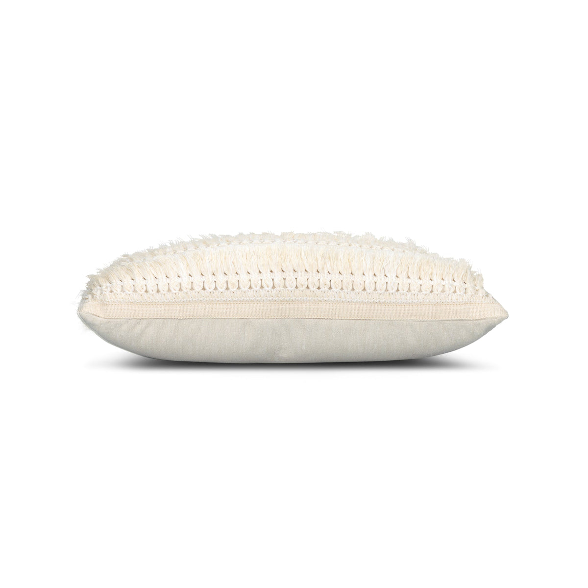 Elaine Smith Cascade Crema 20x20 outdoor pillow, ivory - view 5