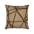 Elaine Smith Interlace Chestnut Outdoor Pillow - front