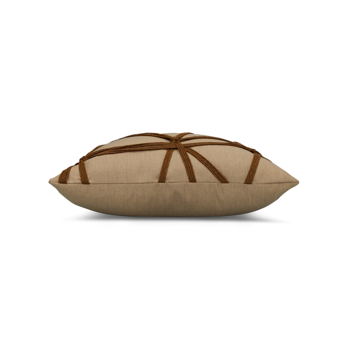 Elaine Smith Interlace Chestnut Outdoor Pillow