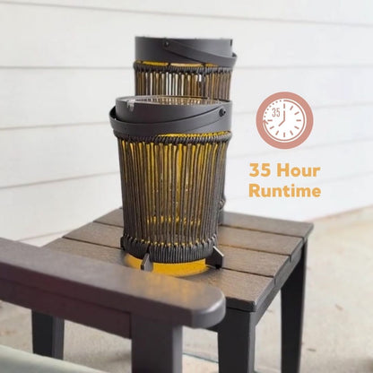 Lane Teak Floor Standing Lamp with Base