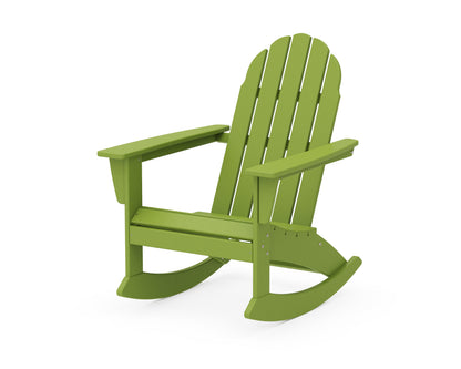 POLYWOOD Vineyard Adirondack Rocking Chair in Lime