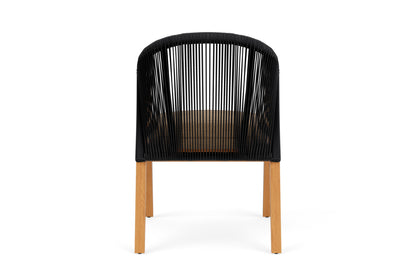 Lloyd Flanders Alpine Dining Armchair with Hayden Sand fabric, view 7