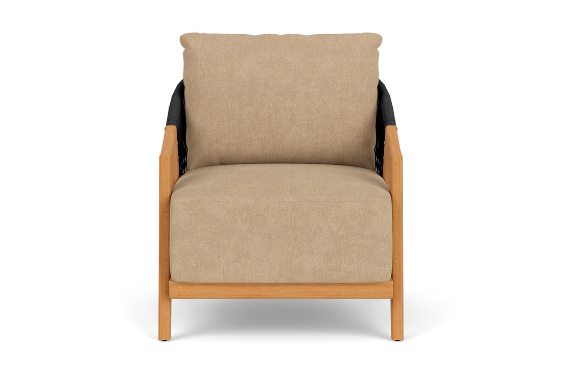 Lloyd Flanders Alpine Lounge Chair with Hayden Sand fabric