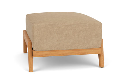 Lloyd Flanders Alpine Ottoman with Hayden Sand fabric, view 5