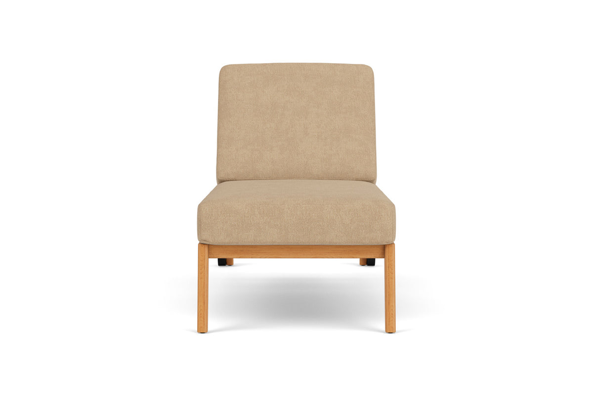 Lloyd Flanders Alpine Pool Chaise with Hayden Sand fabric