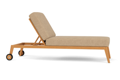 Lloyd Flanders Alpine Pool Chaise with Hayden Sand fabric, view 4