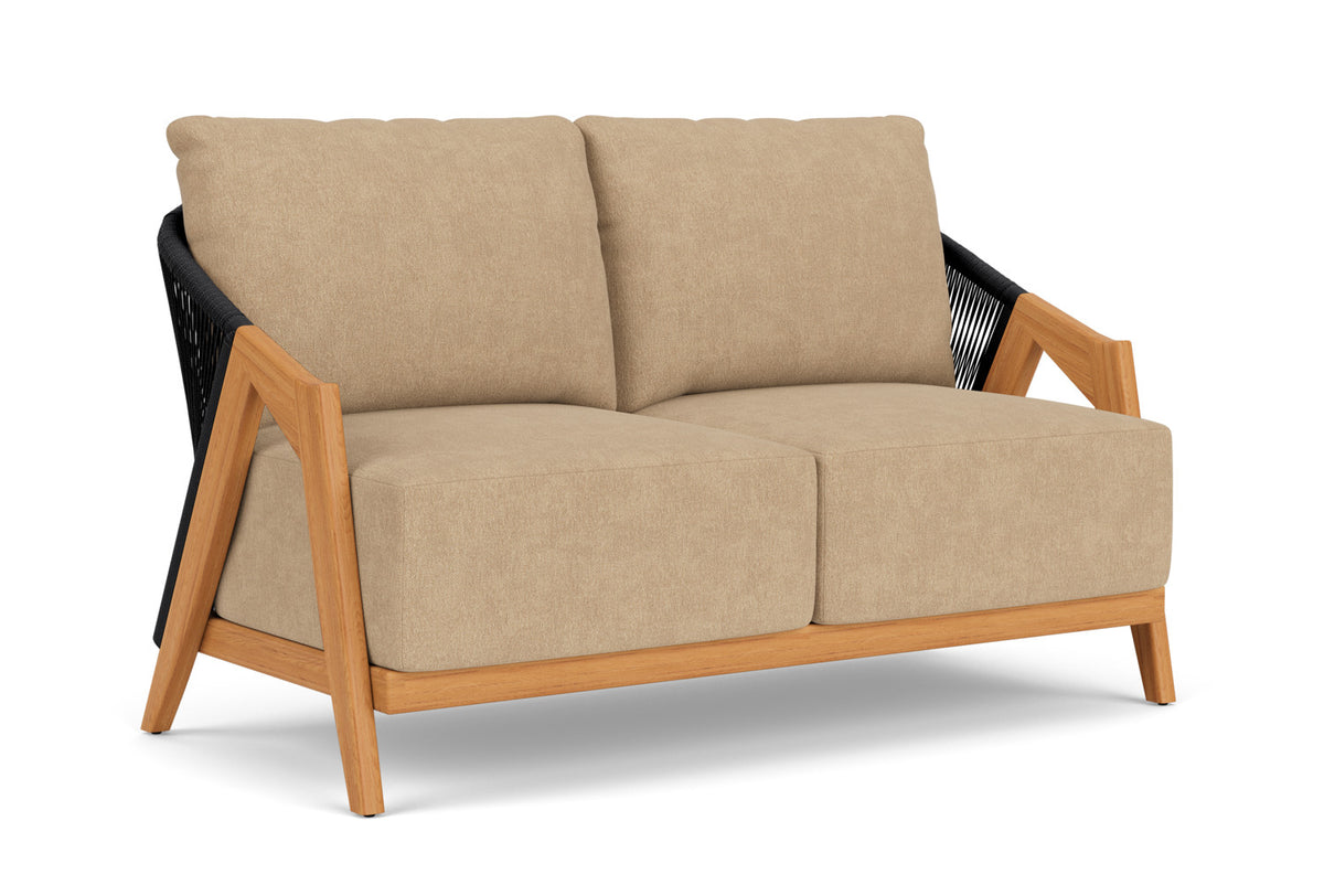Lloyd Flanders Alpine Loveseat with Hayden Sand fabric, view 2